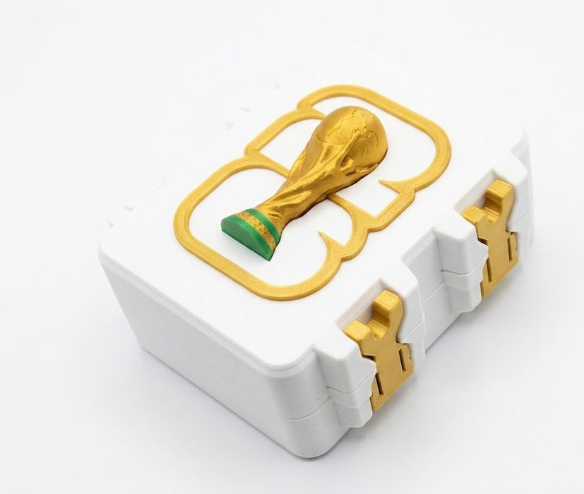 ( OFERTA CYBER)Caja De Figuritas Mundial Fifa 2026 Organizador Estuche