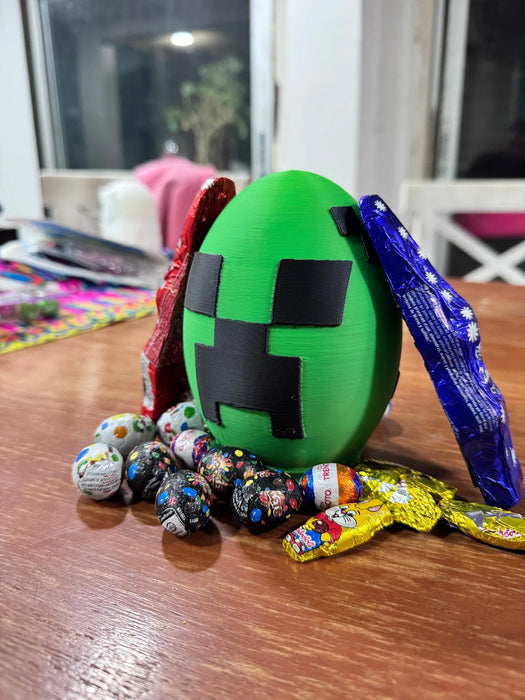 Canasta + Alcancía Minecraft impreso en 3D Chile - Figura decorativa personalizada impresa en 3D