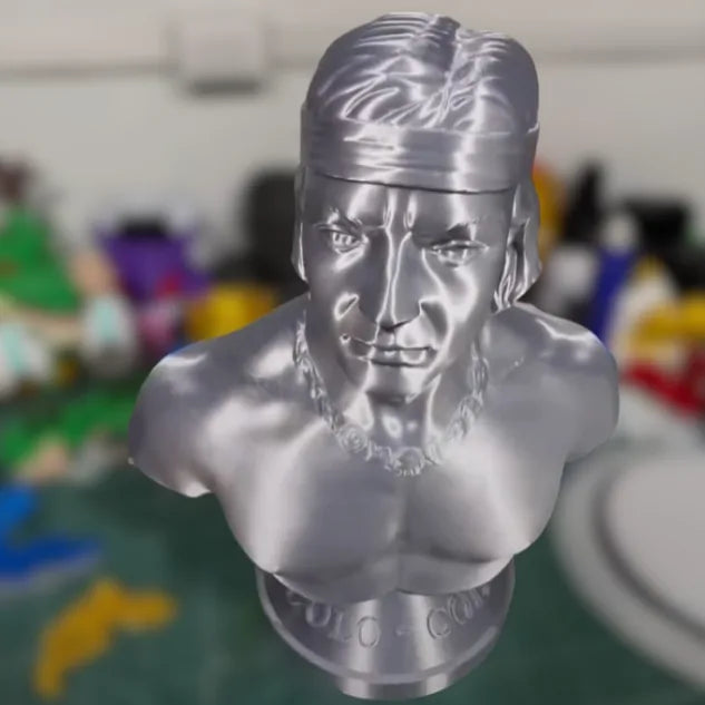 Busto Colo Colo impreso en 3D Chile - Figura decorativa personalizada impresa en 3D