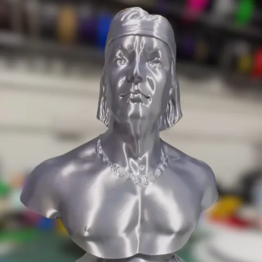 Busto Colo Colo impreso en 3D Chile - Figura decorativa personalizada impresa en 3D