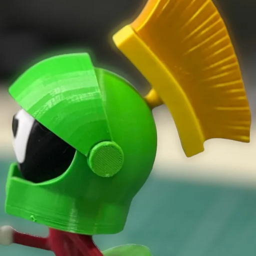 Figura Marvin el Marciano impreso en 3D Chile - Figura decorativa personalizada impresa en 3D