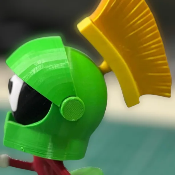 Figura Marvin el Marciano impreso en 3D Chile - Figura decorativa personalizada impresa en 3D