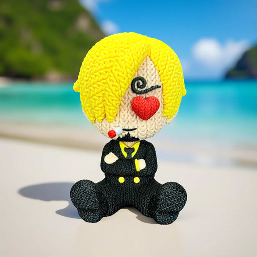 Figura Sanji efecto Crochet - One Piece impreso en 3D Chile - Figura decorativa personalizada impresa en 3D