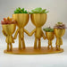 Maceta Familia 5 integrantes impreso en 3D Chile - Figura decorativa personalizada impresa en 3D