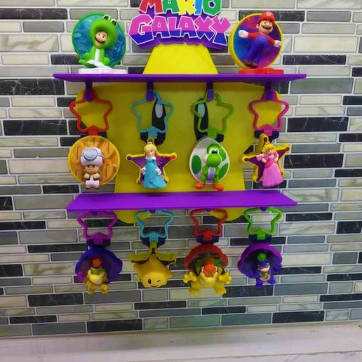 Exibidor Super Mario Galaxy colgante