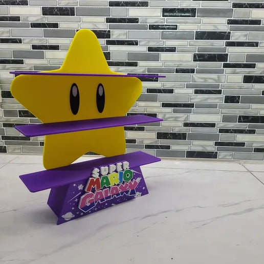 STAND para juguetes de McDonalds de Super Mario Galaxy