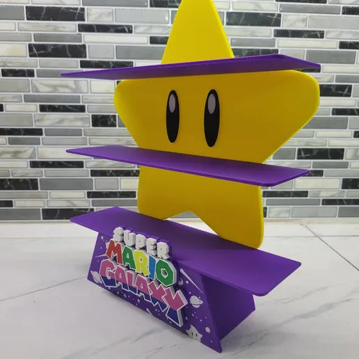 STAND para juguetes de McDonalds de Super Mario Galaxy