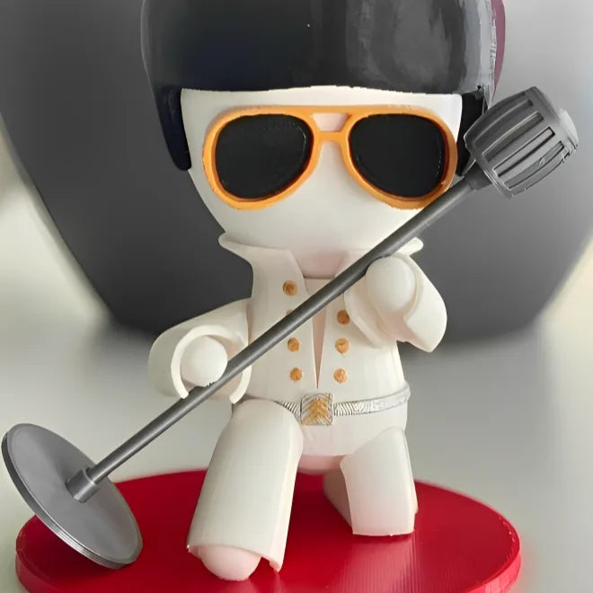Maceta Elvis impreso en 3D Chile - Figura decorativa personalizada impresa en 3D