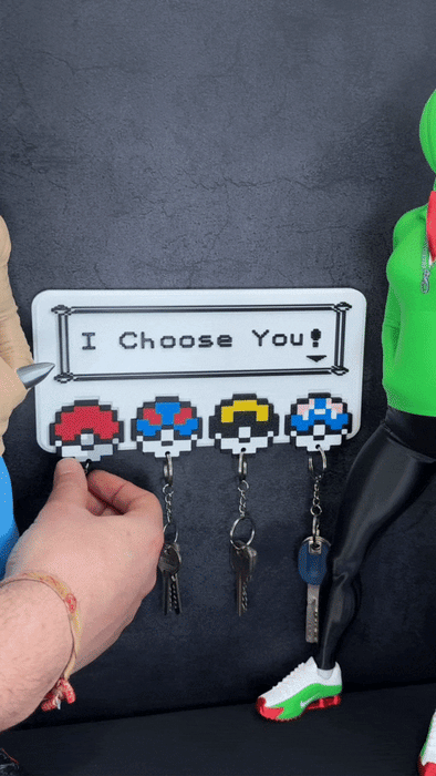 🎮 Porta Llaves Pokémon — Edición Game Boy Pixel