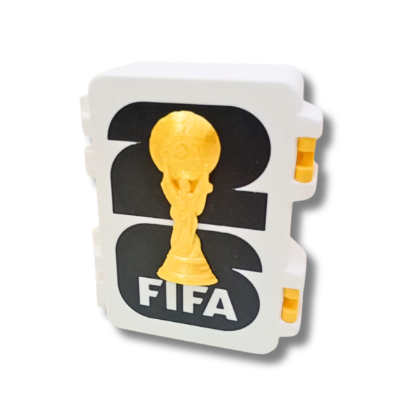 ( OFERTA CYBER)Caja De Figuritas Mundial Fifa 2026 Organizador Estuche