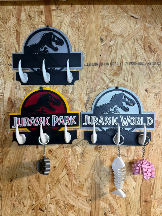 Llaveros Jurassic World / Park – Set de Dinosaurios