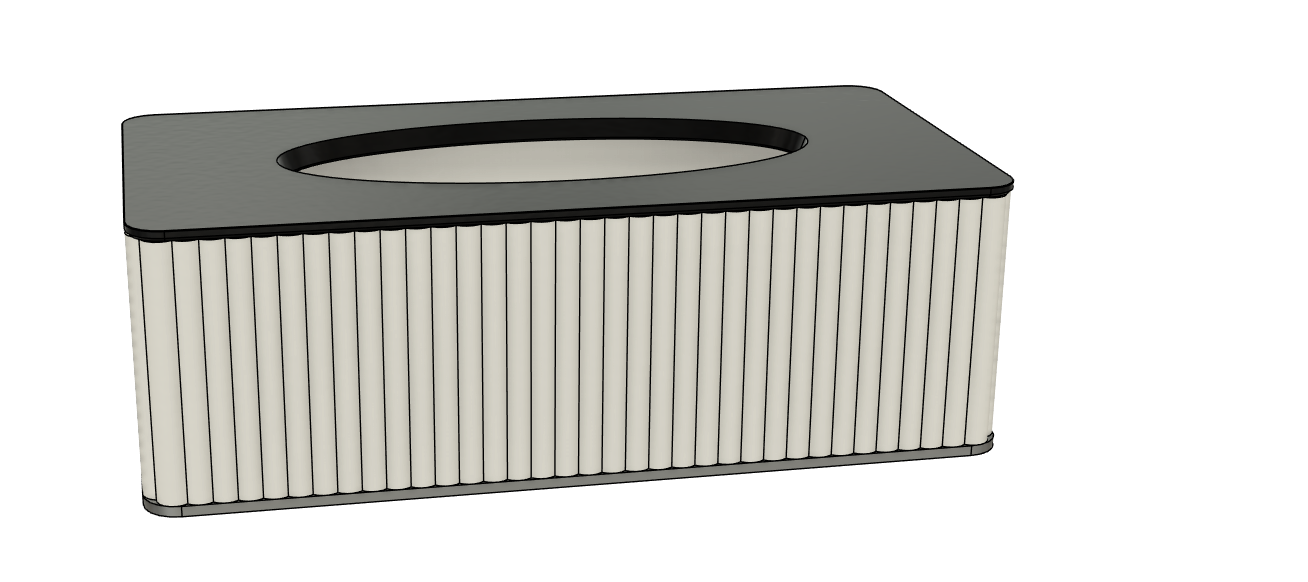 Caja de pañuelos – Diseño minimalista