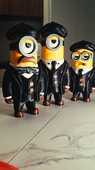Colección de minions estilo Peaky Blinders