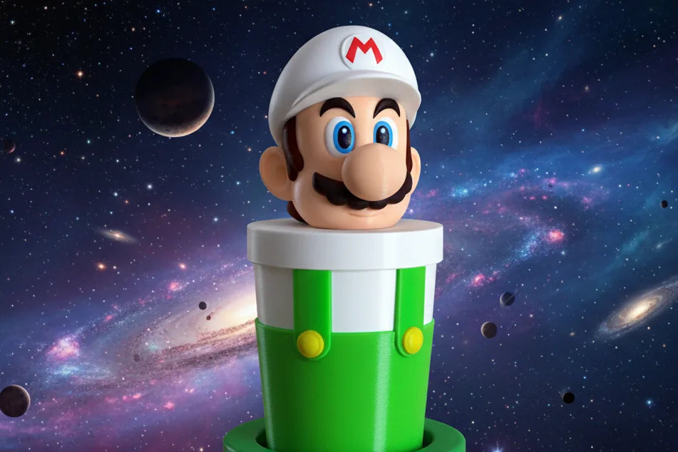 Vasos Mario Galaxy impreso en 3D Chile - Figura decorativa personalizada impresa en 3D