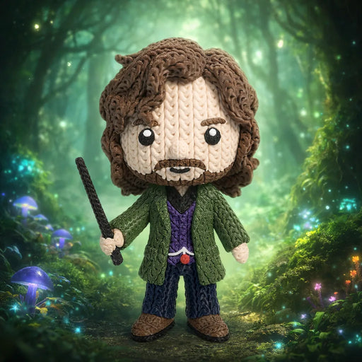 Figura Sirius Black efecto Crochet - Harry Potter impreso en 3D Chile - Figura decorativa personalizada impresa en 3D