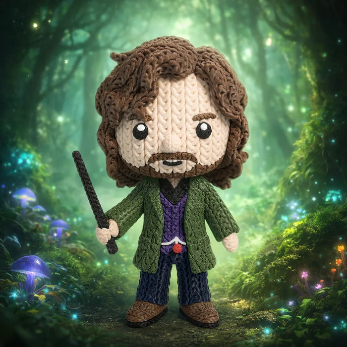 Figura Sirius Black efecto Crochet - Harry Potter impreso en 3D Chile - Figura decorativa personalizada impresa en 3D