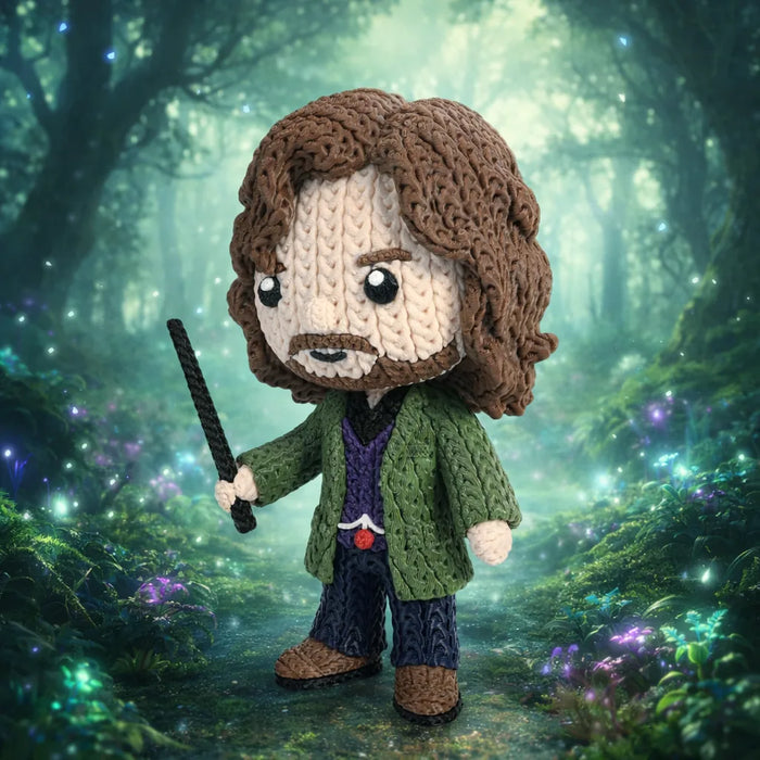 Figura Sirius Black efecto Crochet - Harry Potter impreso en 3D Chile - Figura decorativa personalizada impresa en 3D
