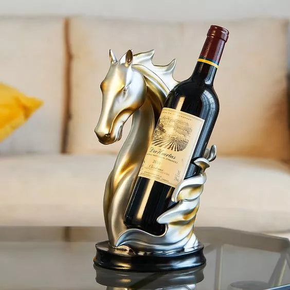 Porta Vino Modelo Caballo