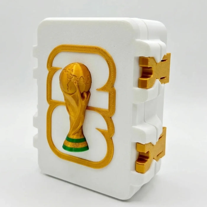 ( OFERTA CYBER)Caja De Figuritas Mundial Fifa 2026 Organizador Estuche