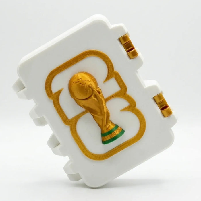 ( OFERTA CYBER)Caja De Figuritas Mundial Fifa 2026 Organizador Estuche