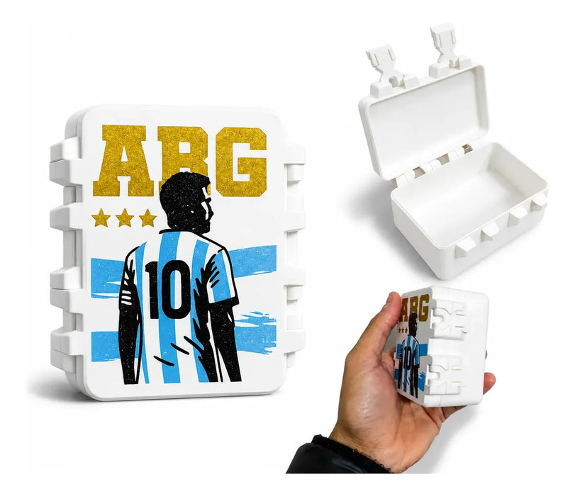 ( OFERTA CYBER)Caja De Figuritas Mundial Fifa 2026 Organizador Estuche
