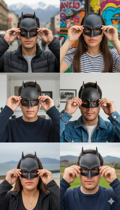 Mascara Batman Antifaz Negro