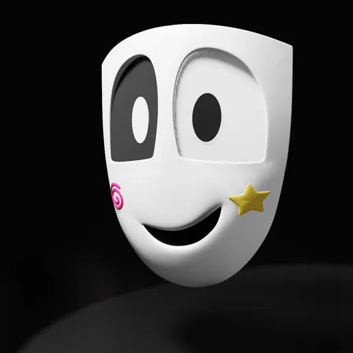 Máscara Gangle Digital Circus Episodio 4 Cosplay Impresa 3D