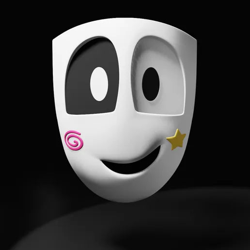 Máscara Gangle Digital Circus Episodio 4 Cosplay Impresa 3D