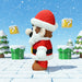 Figura Mario Santa efecto Crochet - Super Mario impreso en 3D Chile - Figura decorativa personalizada impresa en 3D