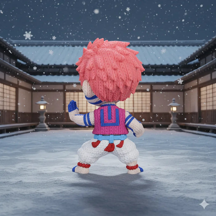 Figura Akaza efecto Crochet - Demon Slayer impreso en 3D Chile - Figura decorativa personalizada impresa en 3D