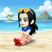 Figura Nico Robin efecto Crochet - One Piece impreso en 3D Chile - Figura decorativa personalizada impresa en 3D