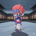 Figura Akaza efecto Crochet - Demon Slayer impreso en 3D Chile - Figura decorativa personalizada impresa en 3D