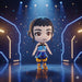 Figura Zoey efecto Crochet - KPop Demon Hunters impreso en 3D Chile - Figura decorativa personalizada impresa en 3D