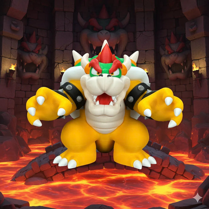 Figura Bowser - Super Mario impreso en 3D Chile - Figura decorativa personalizada impresa en 3D
