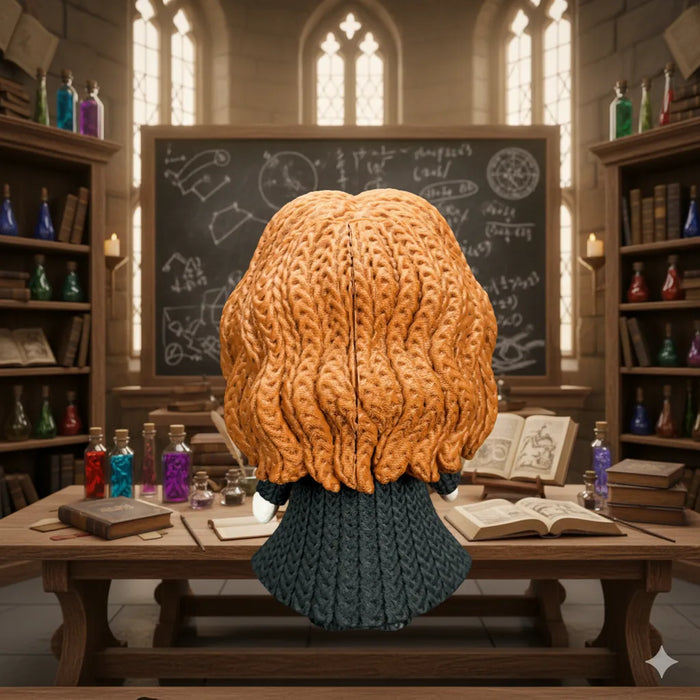 Figura Hermione Granger efecto Crochet - Harry Potter impreso en 3D Chile - Figura decorativa personalizada impresa en 3D