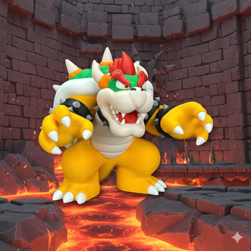 Figura Bowser - Super Mario impreso en 3D Chile - Figura decorativa personalizada impresa en 3D