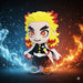 Figura Rengoku efecto Crochet - Demon Slayer impreso en 3D Chile - Figura decorativa personalizada impresa en 3D