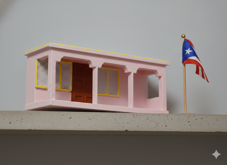 Porta Llaves Casita Bad Bunny