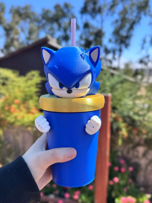 Vasos Sonic impreso en 3D Chile - Figura decorativa personalizada impresa en 3D