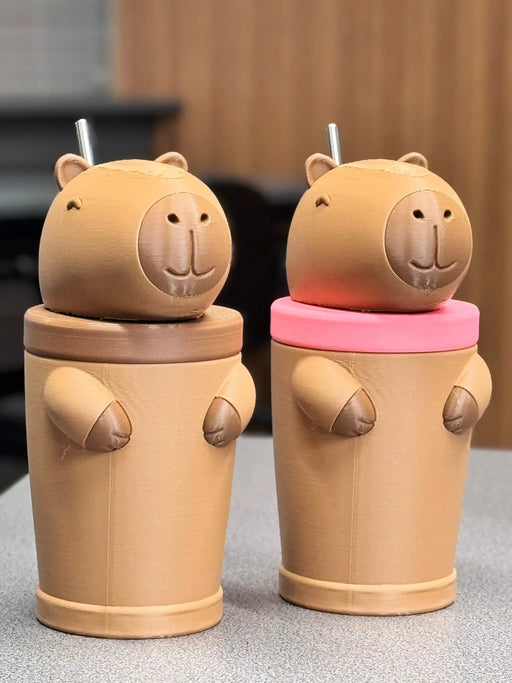 Vasos de Capibara 350 ml impreso en 3D Chile - Figura decorativa personalizada impresa en 3D