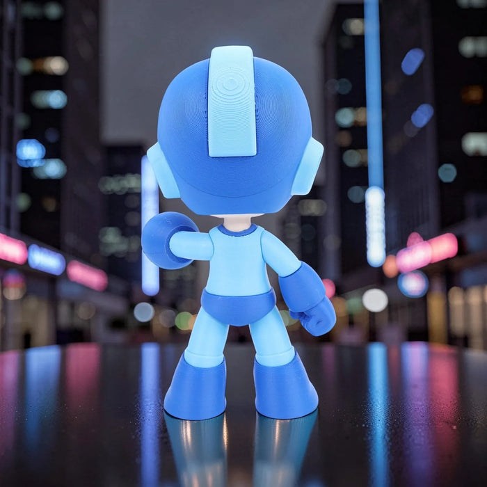 Figura Megaman impreso en 3D Chile - Figura decorativa personalizada impresa en 3D