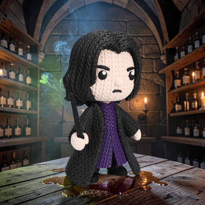 Figura Severus Snape efecto Crochet - Harry Potter impreso en 3D Chile - Figura decorativa personalizada impresa en 3D