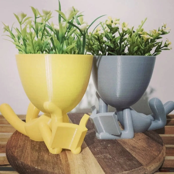 Maceta Boby Pose Lector impreso en 3D Chile - Figura decorativa personalizada impresa en 3D