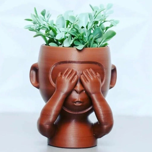 Kit Macetas Monos Sabios impreso en 3D Chile - Figura decorativa personalizada impresa en 3D