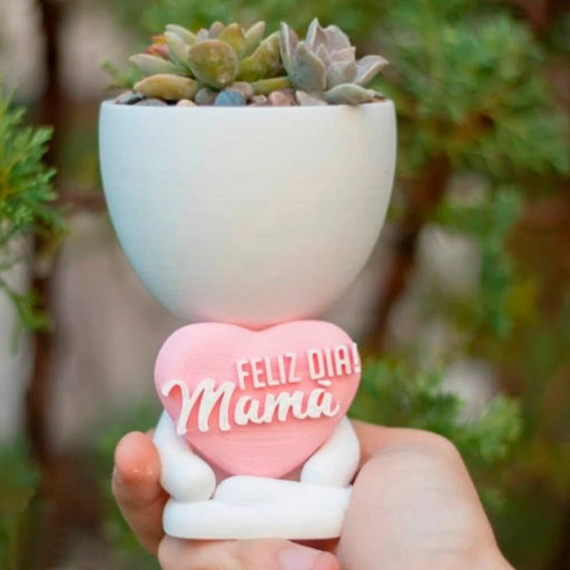 Maceta Día de la Madre impreso en 3D Chile - Figura decorativa personalizada impresa en 3D