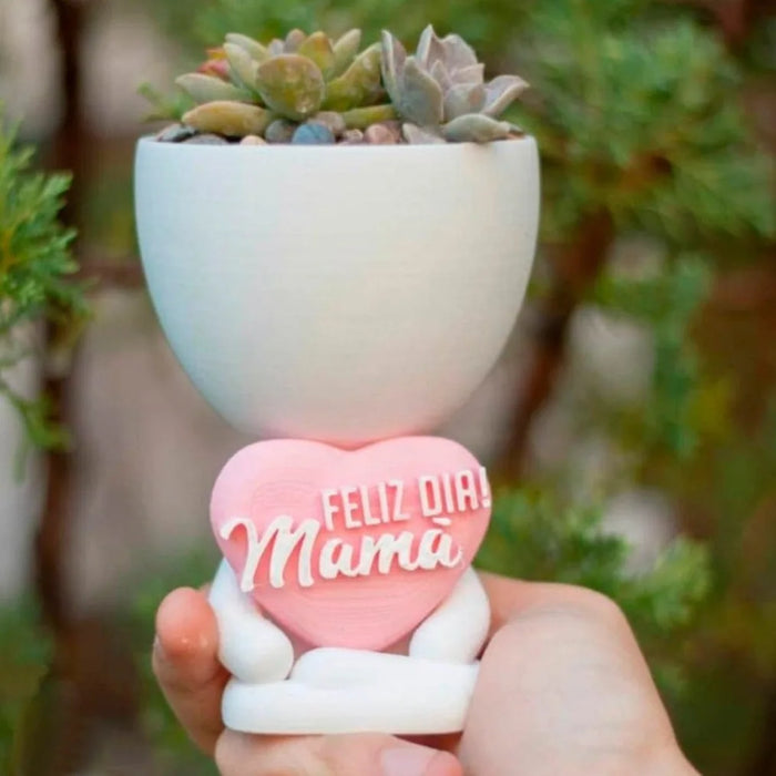 Maceta Día de la Madre impreso en 3D Chile - Figura decorativa personalizada impresa en 3D