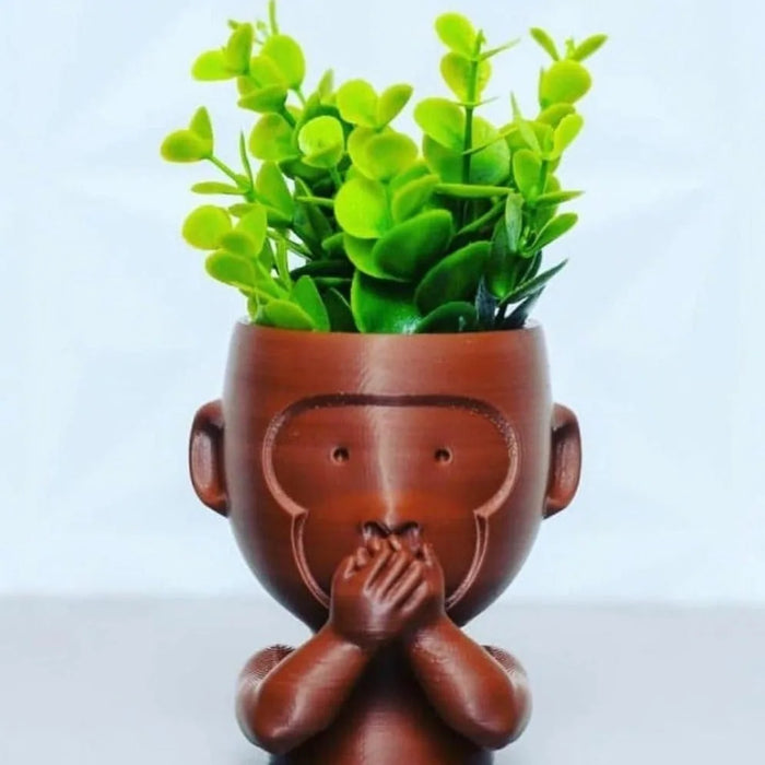Kit Macetas Monos Sabios impreso en 3D Chile - Figura decorativa personalizada impresa en 3D