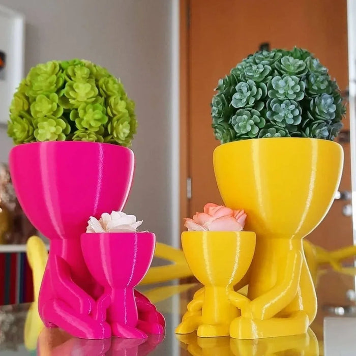 Maceta Madre e Hijo impreso en 3D Chile - Figura decorativa personalizada impresa en 3D