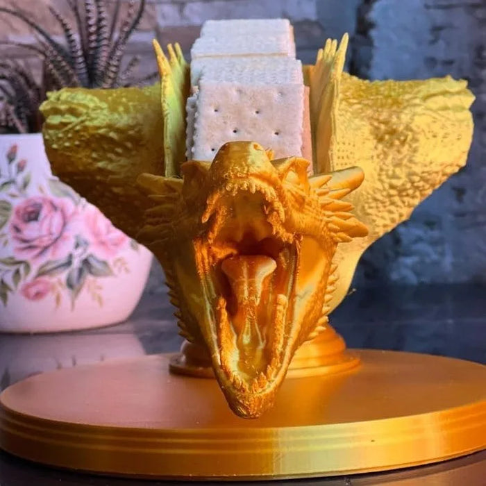 Dispensador de Galletas Drogon impreso en 3D Chile - Figura decorativa personalizada impresa en 3D