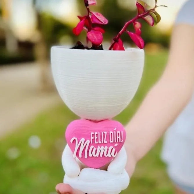 Maceta Día de la Madre impreso en 3D Chile - Figura decorativa personalizada impresa en 3D